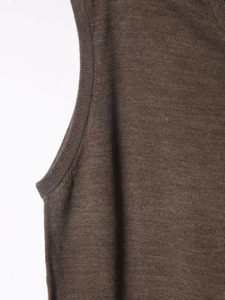 BMR Men S/L V-N Merino Sweater 87208