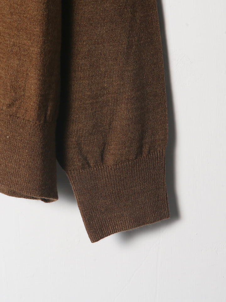 BMR Men L/S Merino Zipper 87209 (Brown)