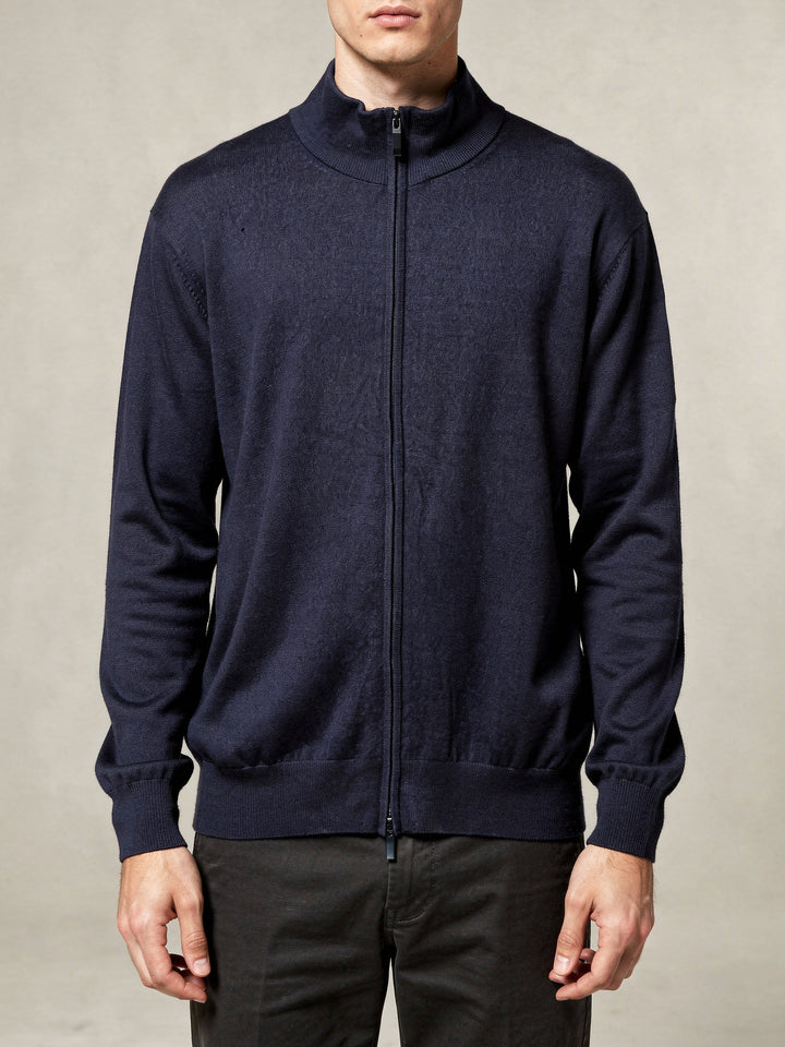 BMR Men L/S Merino Zipper 87209