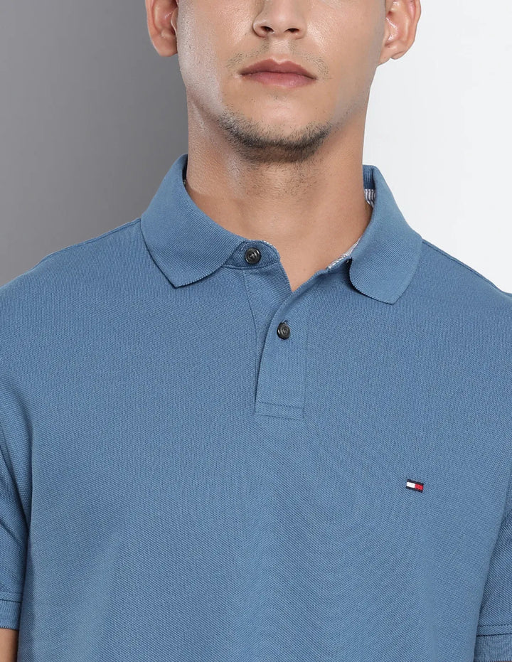 TH Men S/S Plain Polo MT-78JA572