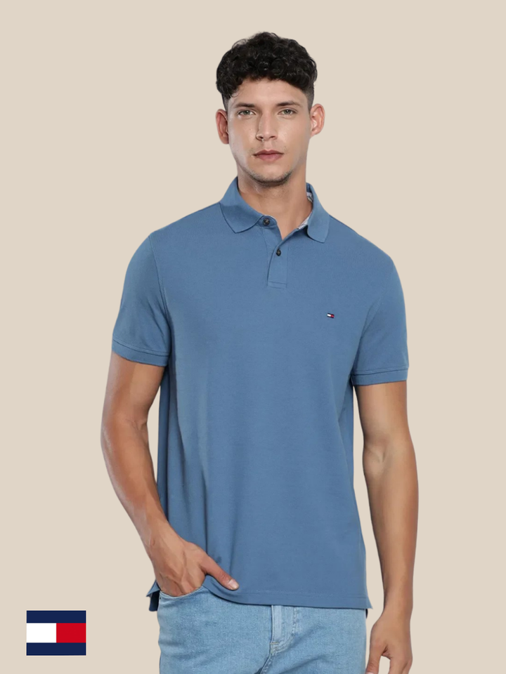 TH Men S/S Plain Polo MT-78JA572
