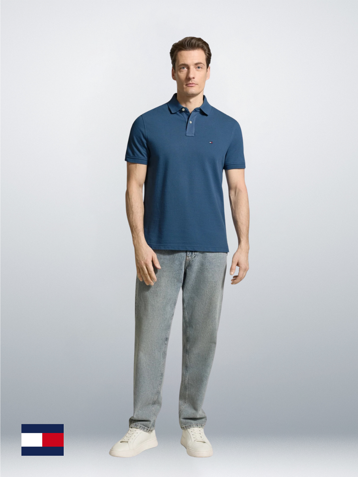 TH Men S/S Plain Polo MT-78JA572