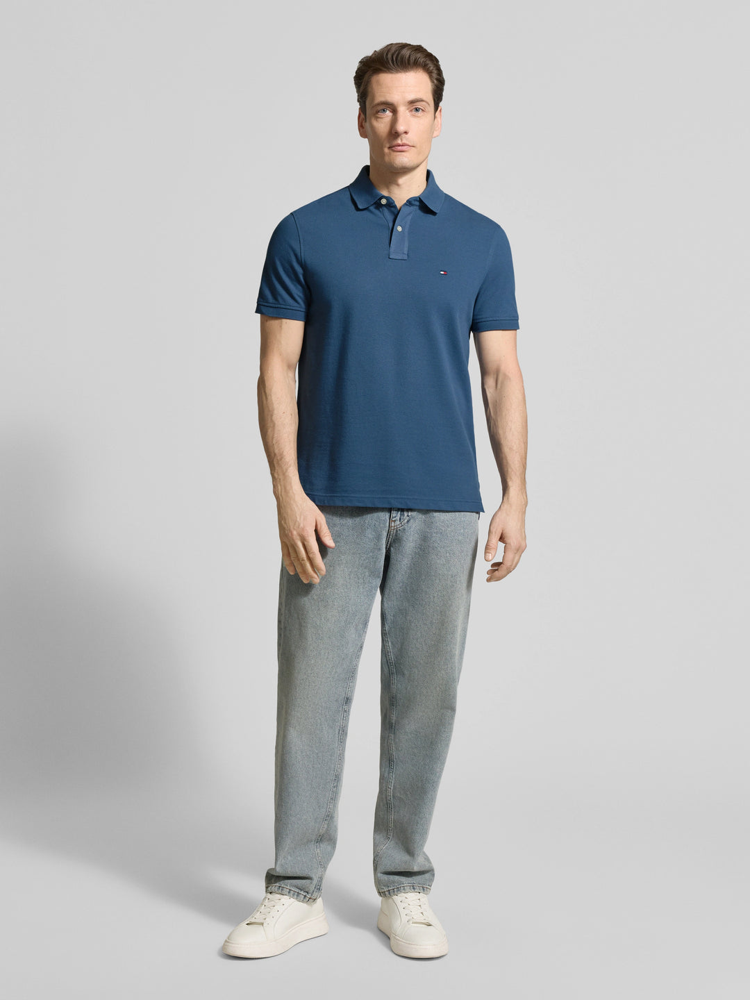 TH Men S/S Plain Polo MT-78JA572