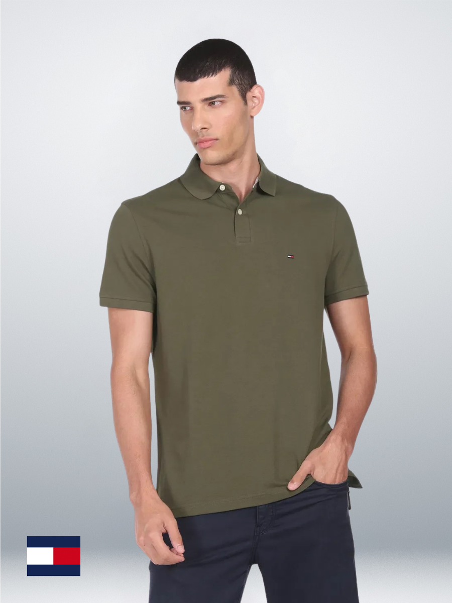 TH Men S/S Plain Polo MT-78JA572