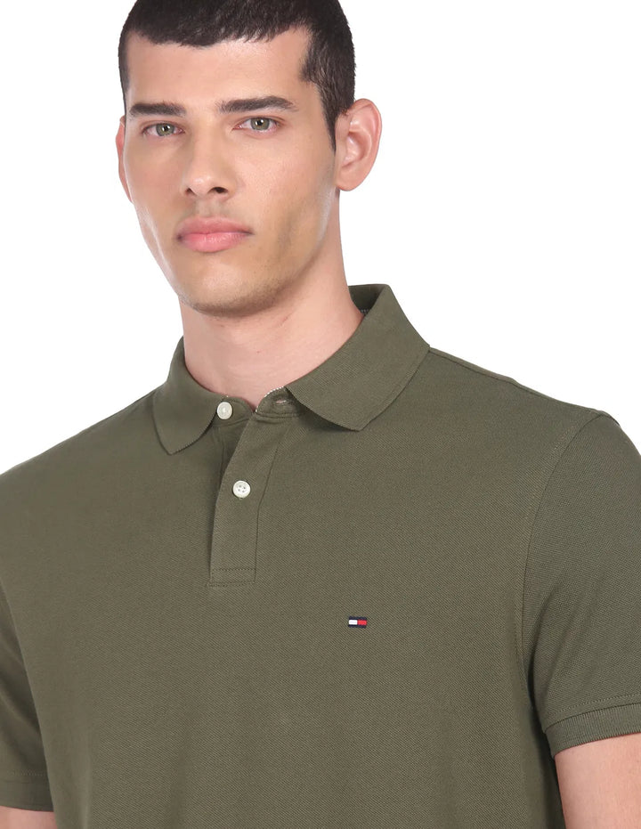 TH Men S/S Plain Polo MT-78JA572