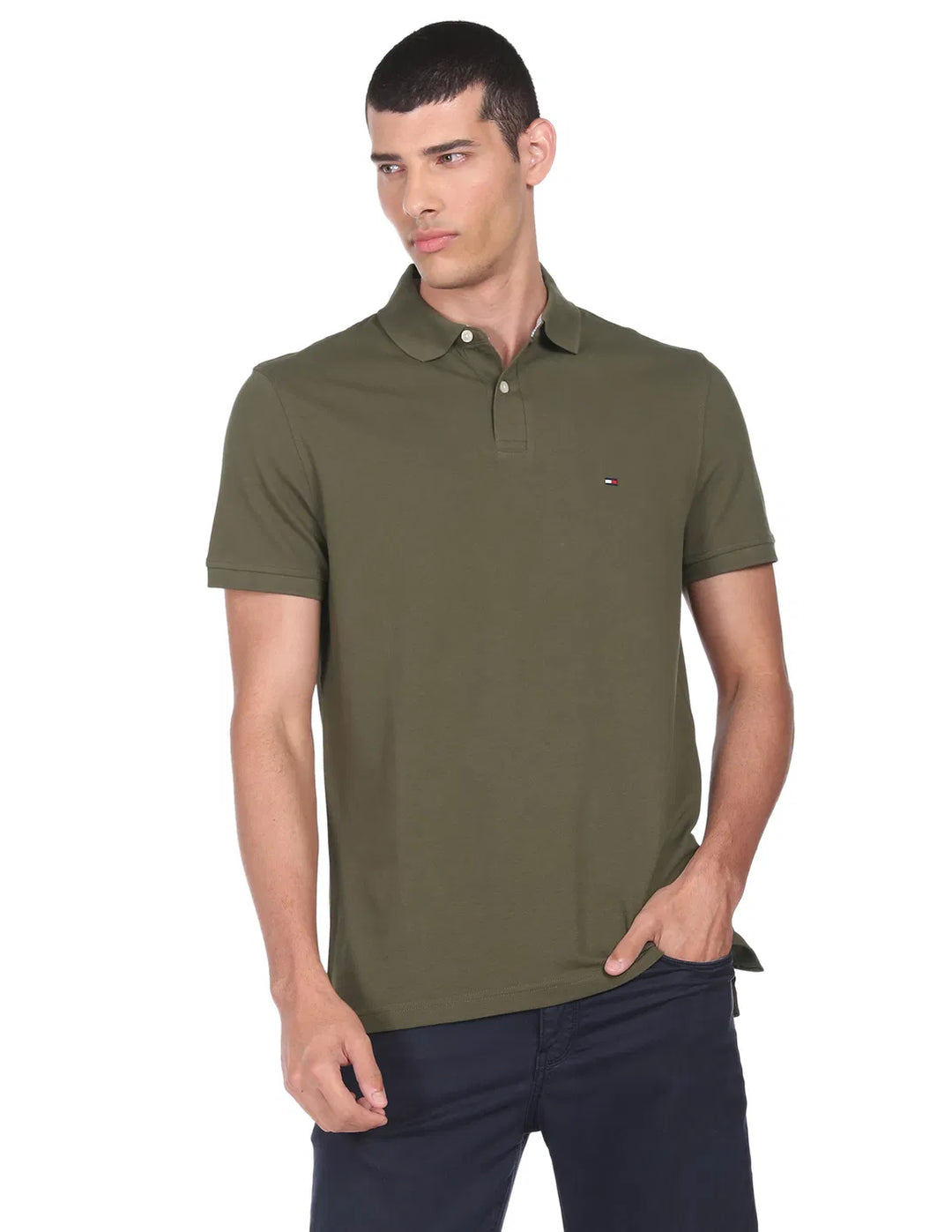 TH Men S/S Plain Polo MT-78JA572