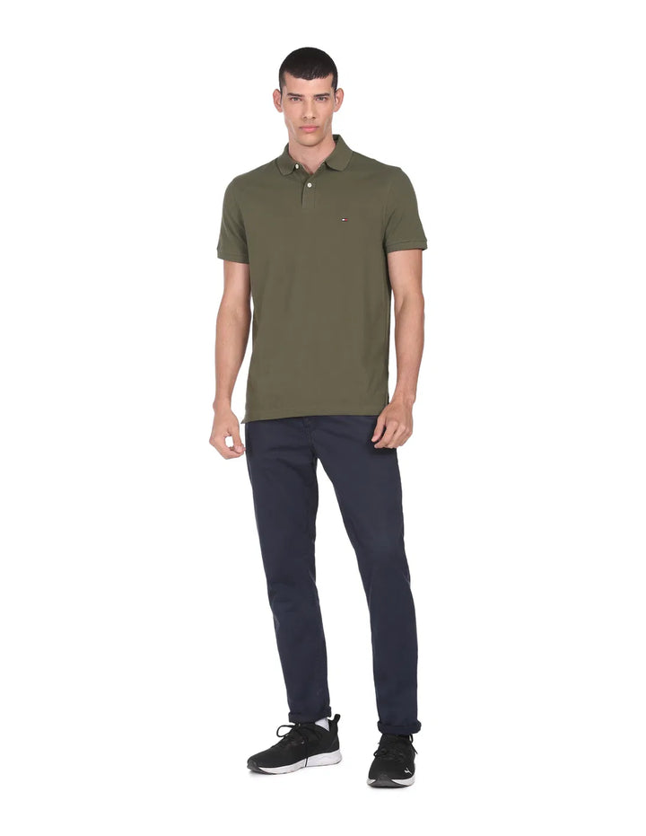 TH Men S/S Plain Polo MT-78JA572