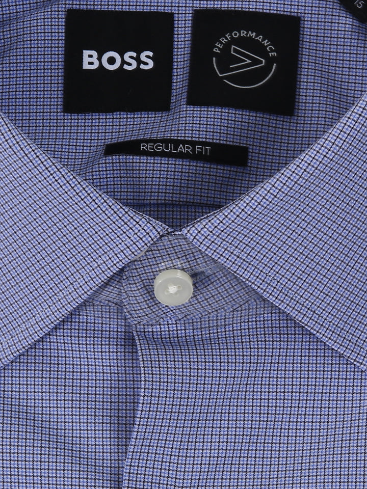 HB Men L/S Check Formal Shirt AT-SB-50513422