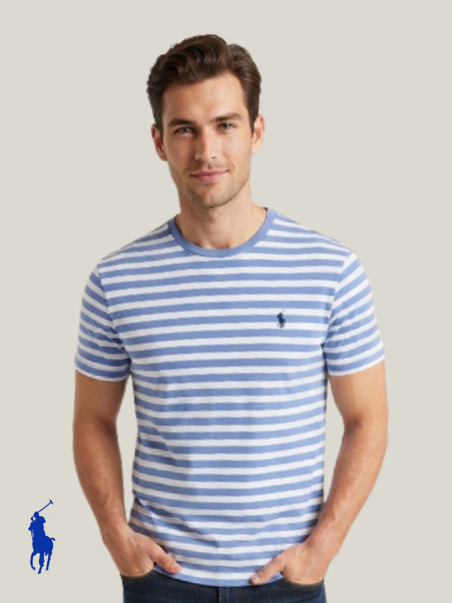 RL Men S/S Striper T-Shirt MT-710973715
