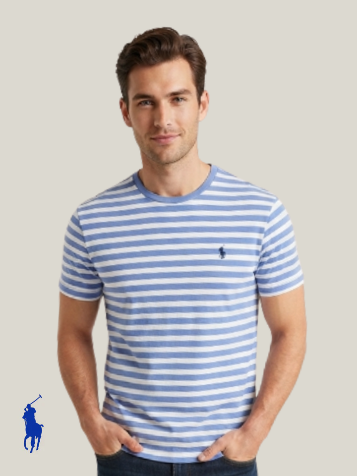 RL Men S/S Striper T-Shirt MT-710973715