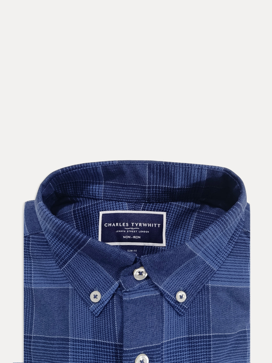Charles Tyrwhitt Men L/S SF Button Down Casual Shirt CSN0483