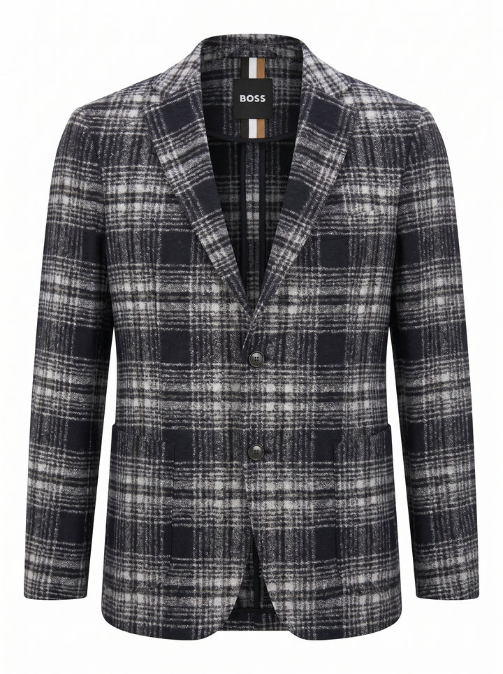 Boss Men Wool SF Check Blazer -50529138