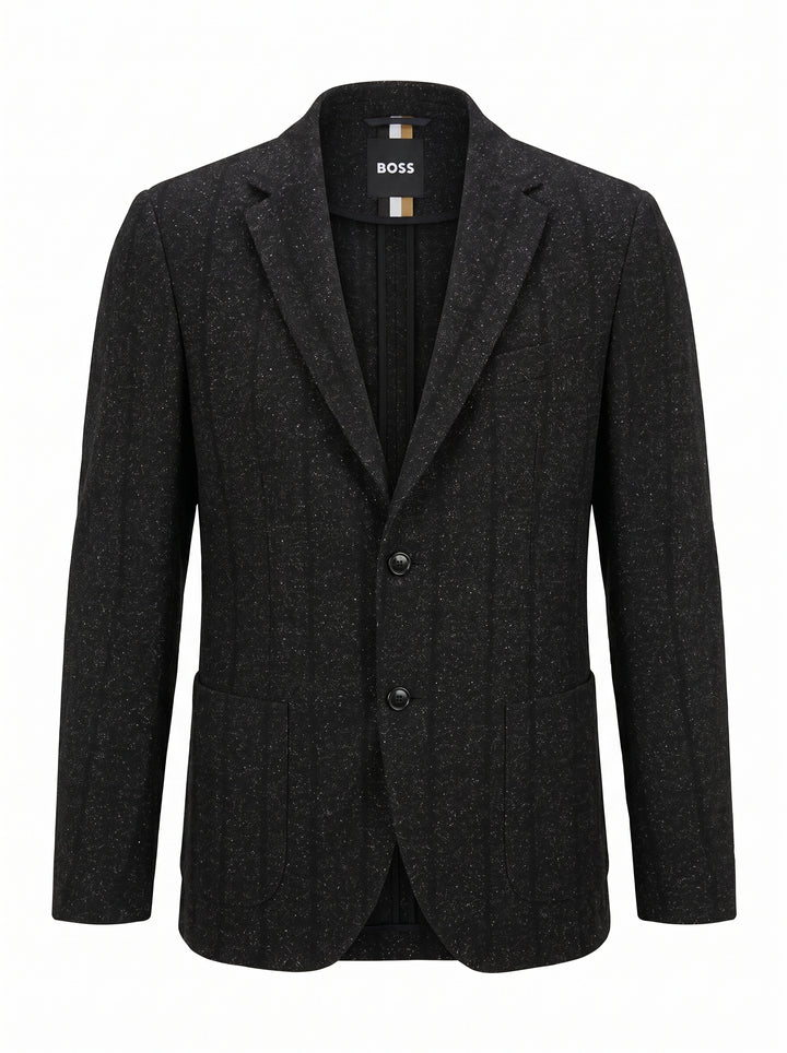 Boss Men Wool Blend RF Check Blazer -50528458