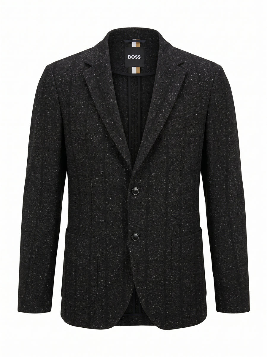 Boss Men Wool Blend RF Check Blazer -50528458