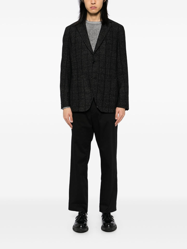 HB Men Wool Blend RF Check Blazer -50528458