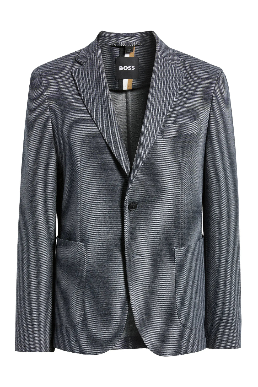 HB Men Wool Textured Blazer -50551595