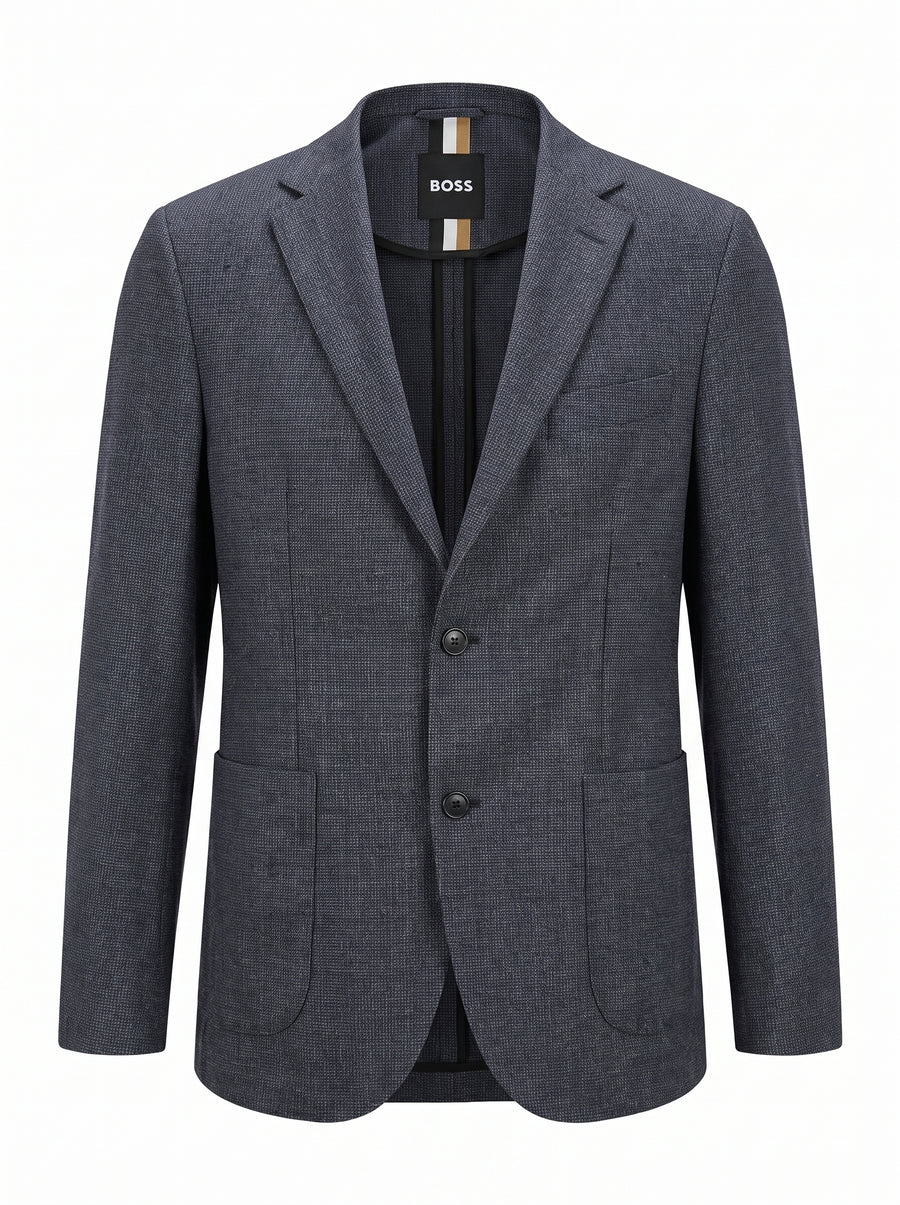 Boss Men Wool Textured Blazer -50551595