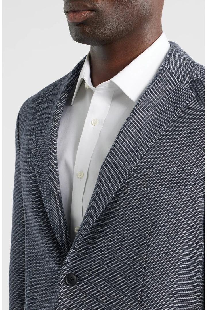 HB Men Wool Textured Blazer -50551595
