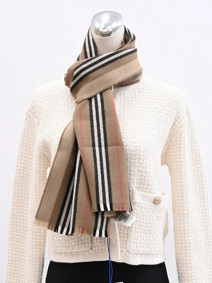 BRBY Men Wool Check Scarf 182674C3229