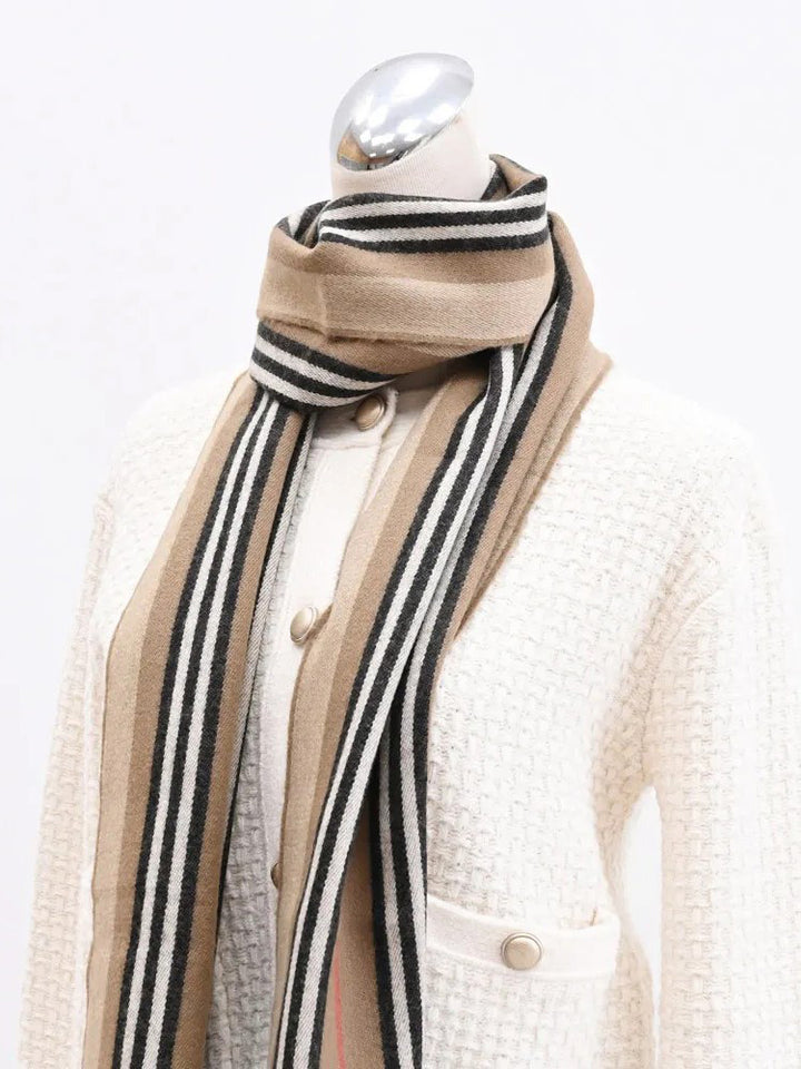 BRBY Men Wool Check Scarf 182674C3229