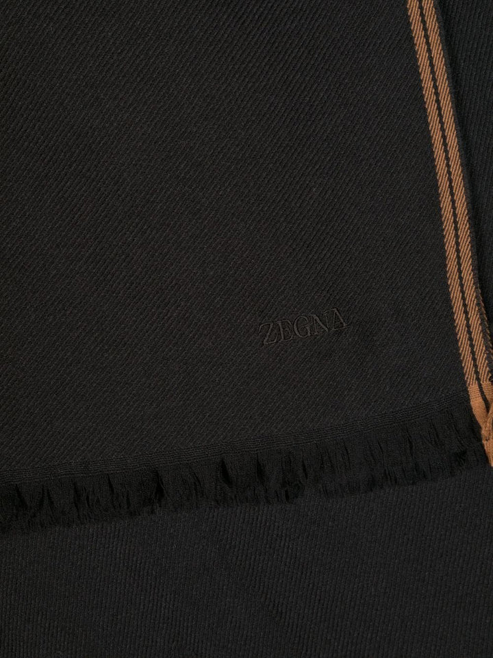 Zegna Men Silk Scarf E8L21S.24B.GR1.UNI.