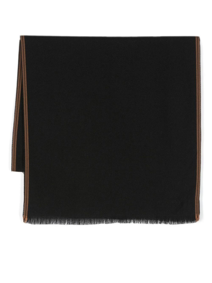 Zegna Men Silk Scarf E8L21S.24B.GR1.UNI.