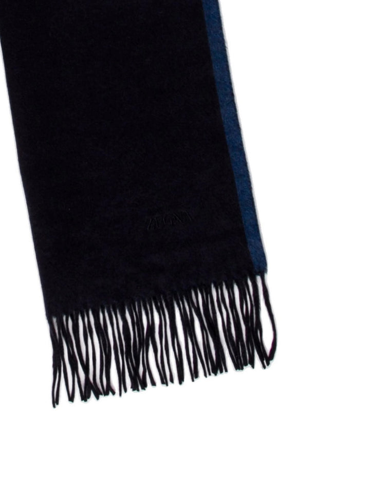 Zegna Men Silk Scarf E8L21S.24B.BL1.UNI.R