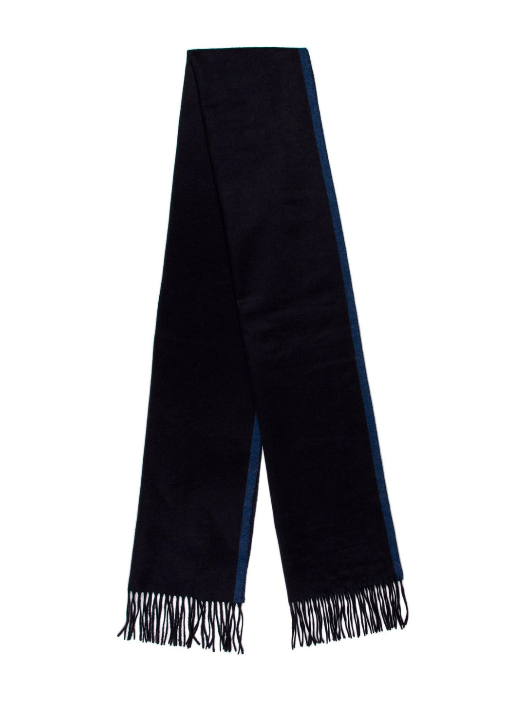 Zegna Men Silk Scarf E8L21S.24B.BL1.UNI.R