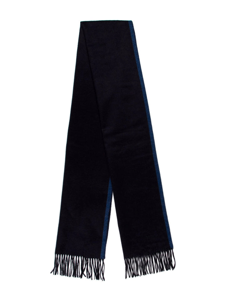 Zegna Men Silk Scarf E8L21S.24B.BL1.UNI.R