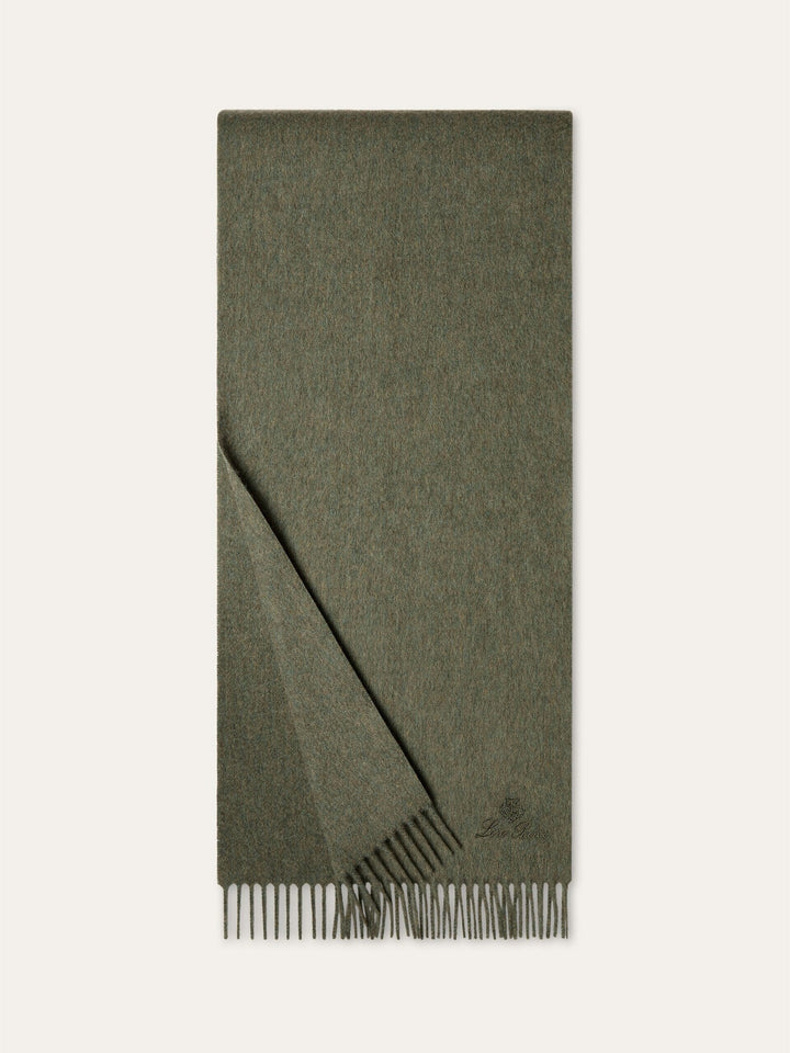 Lora Piana Men 100%Cashmere Plain Scarf FAN4410