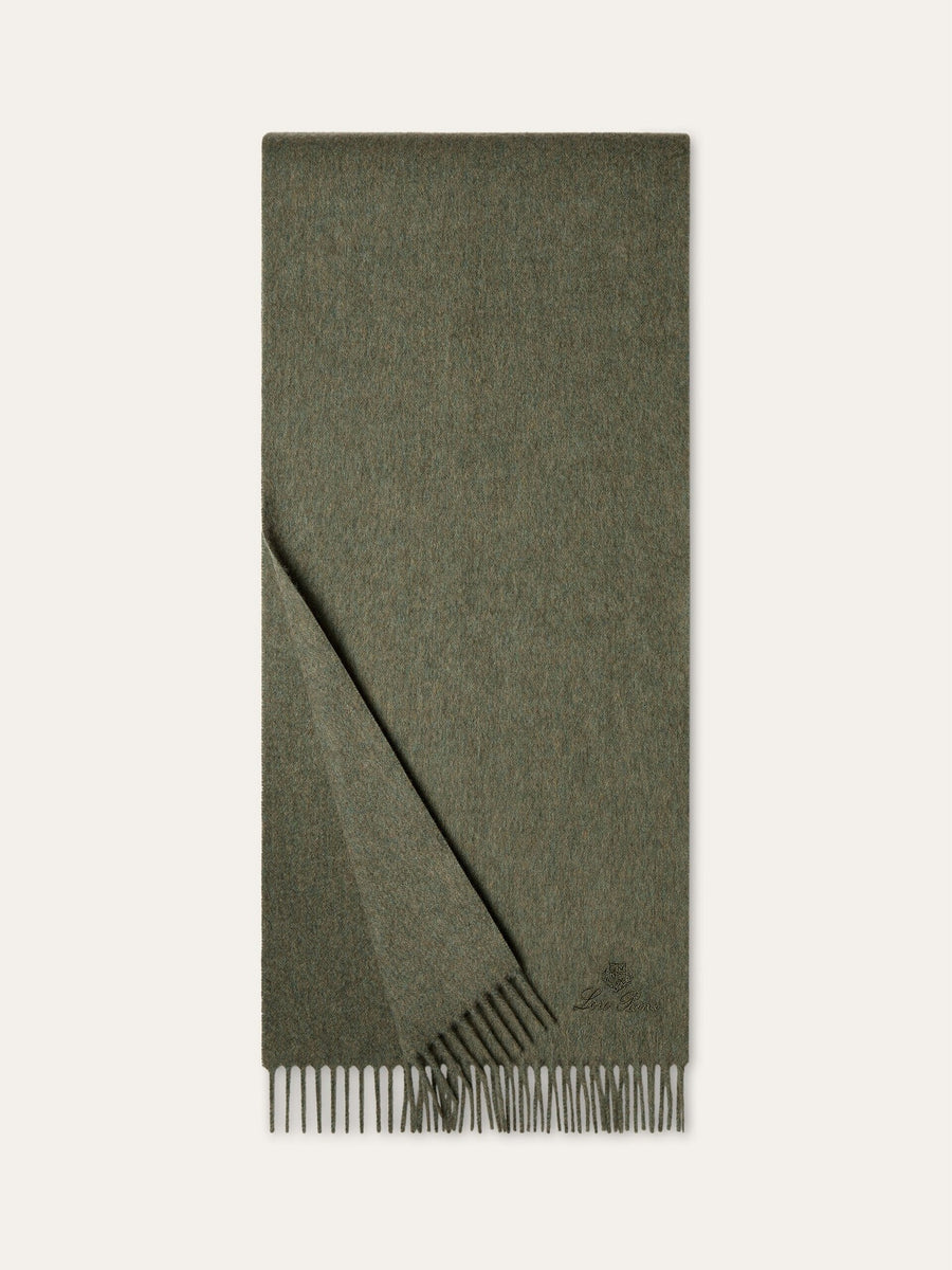 Lora Piana Men 100%Cashmere Plain Scarf FAN4410