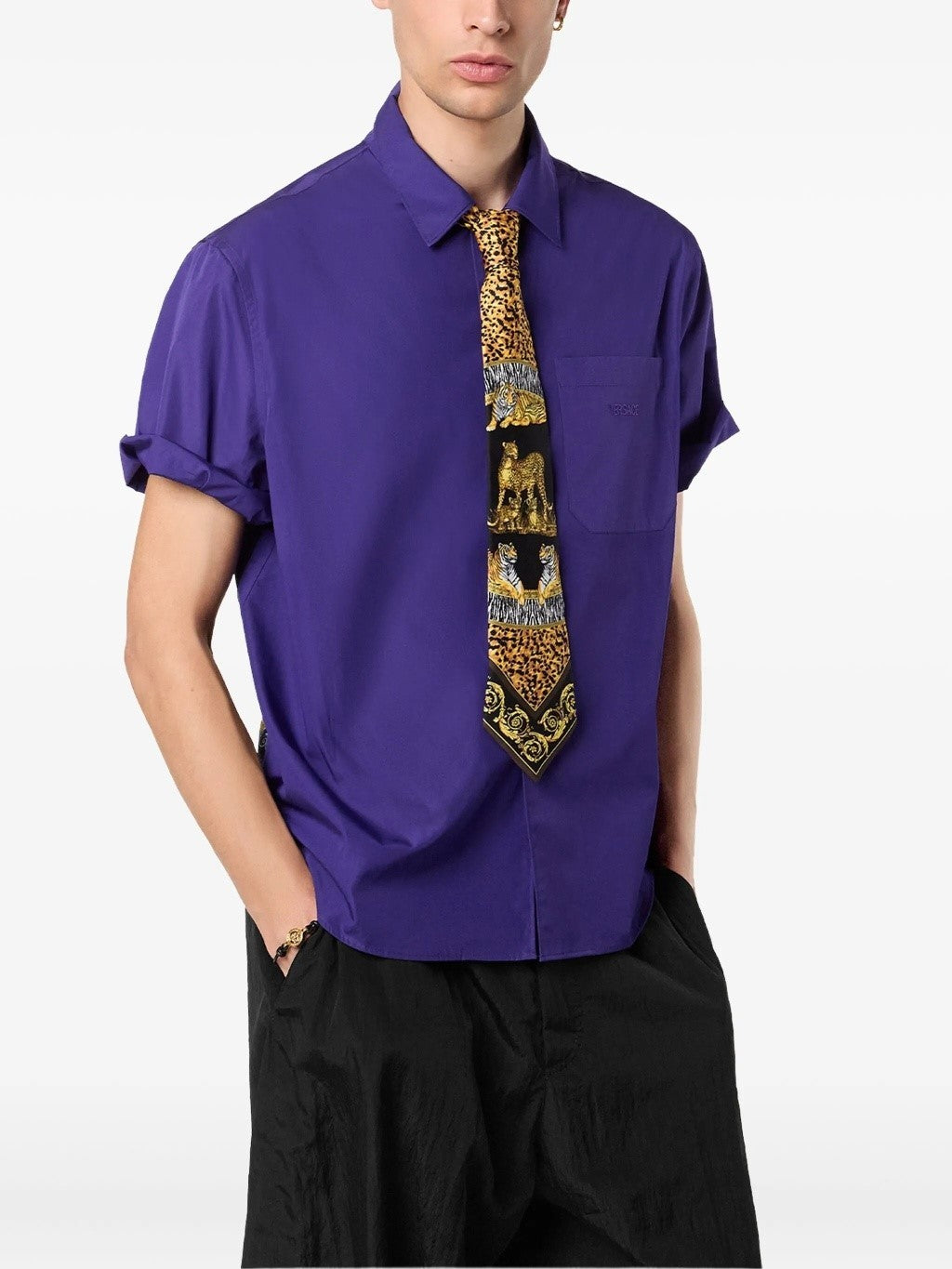 VSH Men Tiger Printed Ties 5E670D