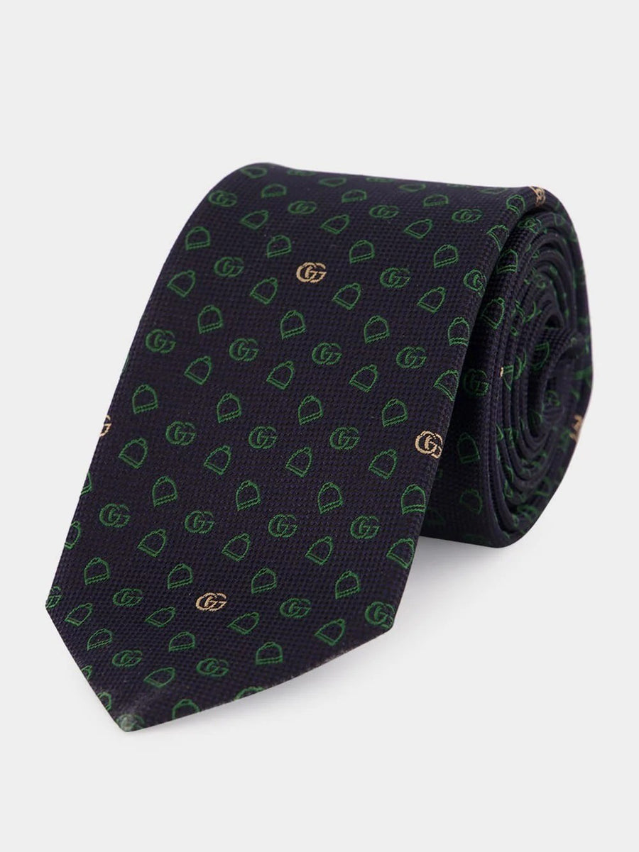 Gucci Men Silk Printed Ties 848549 4E009