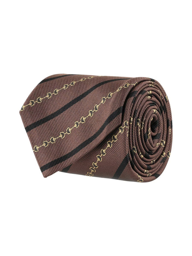 Gucci Men Silk Printed Ties 853371 4E009