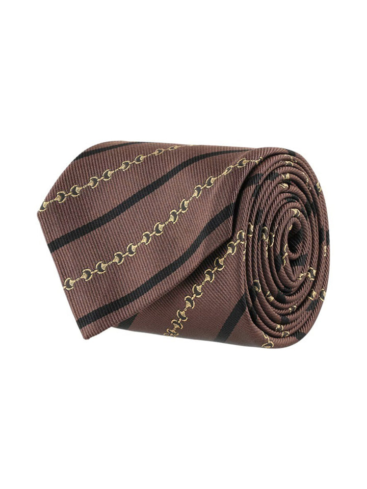 Gucci Men Silk Printed Ties 853371 4E009