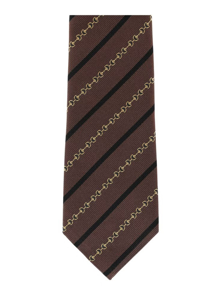 Gucci Men Silk Printed Ties 853371 4E009
