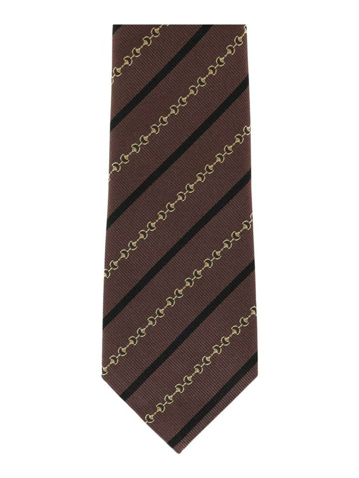 Gucci Men Silk Printed Ties 853371 4E009