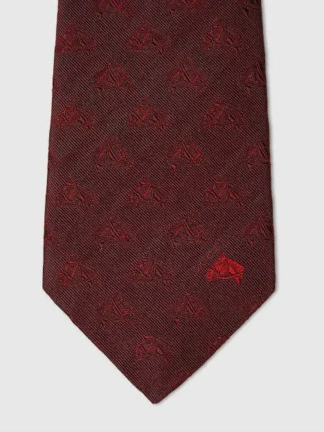 Gucci Men Silk Printed Ties 836234 4E009