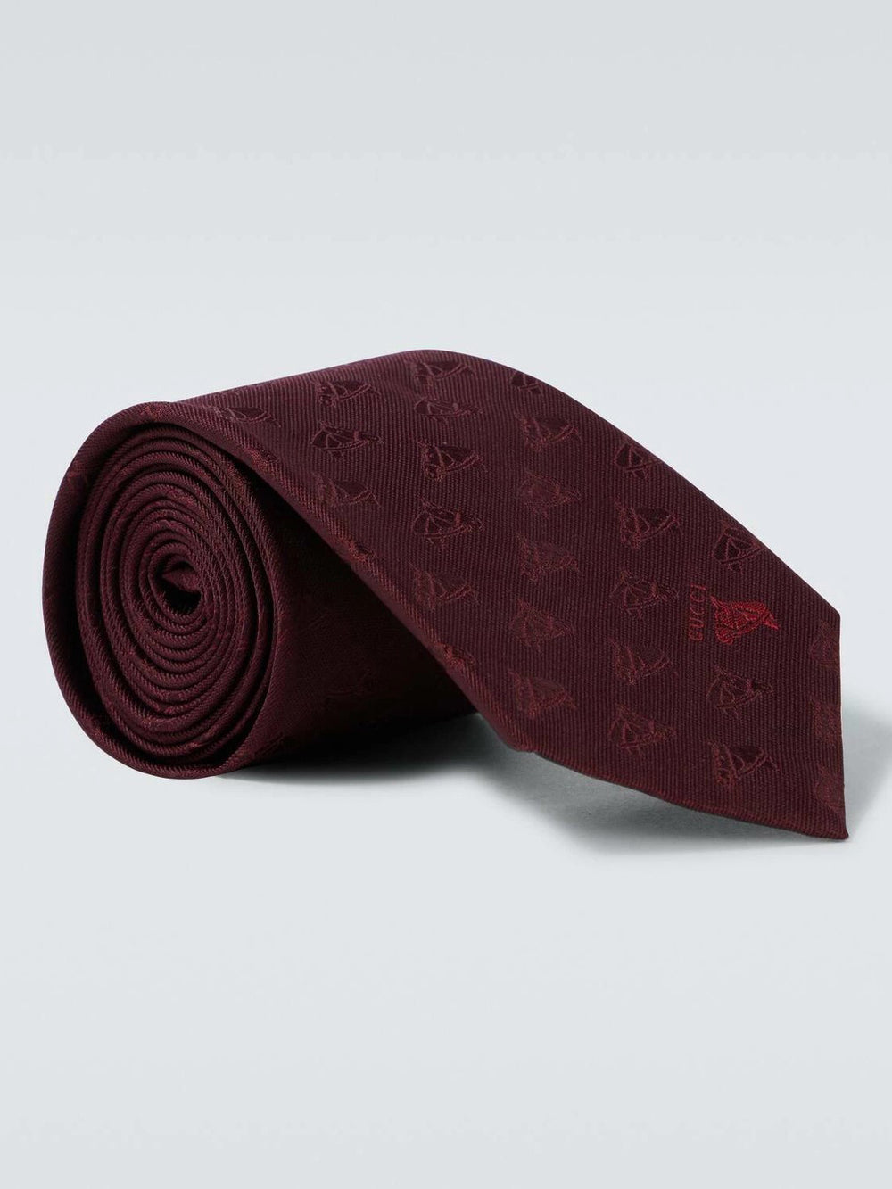 Gucci Men Silk Printed Ties 836234 4E009