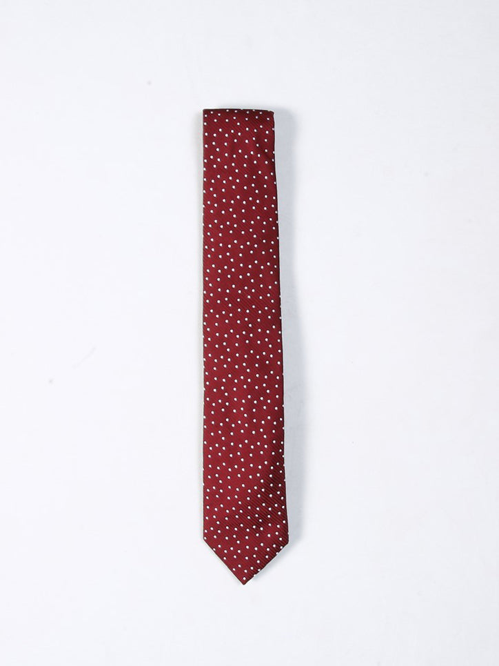 HB Men Silk Blend Dotted Ties 50486149