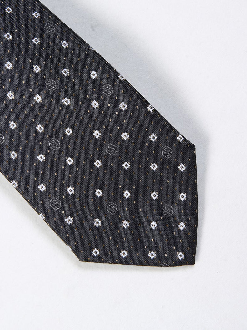 HB Men Silk Blend Printed Ties 50544757