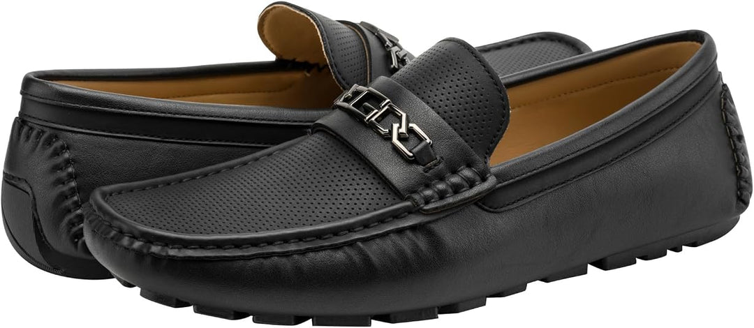 Guess Men Leather Loafer AT-SB-AQLEN