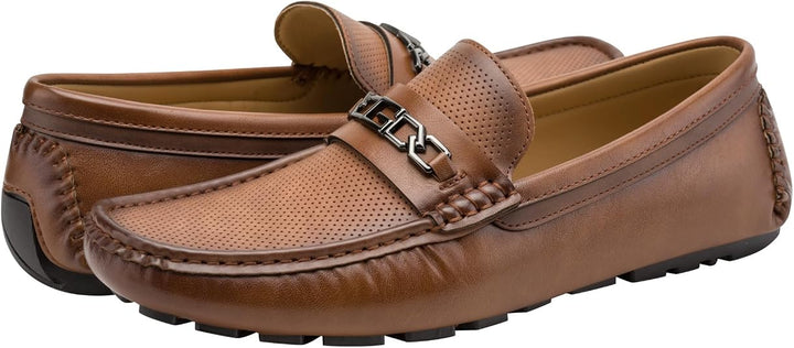 Guess Men Leather Loafer AT-SB-AQLEN