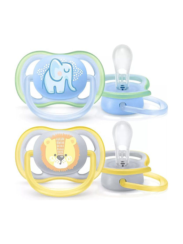 AP Baby PK Of 2 Ultra Air Soother 0-6m For Boys SCF085/01 ID 2296