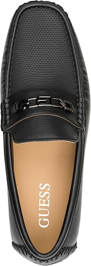 Guess Men Leather Loafer AT-SB-AQLEN