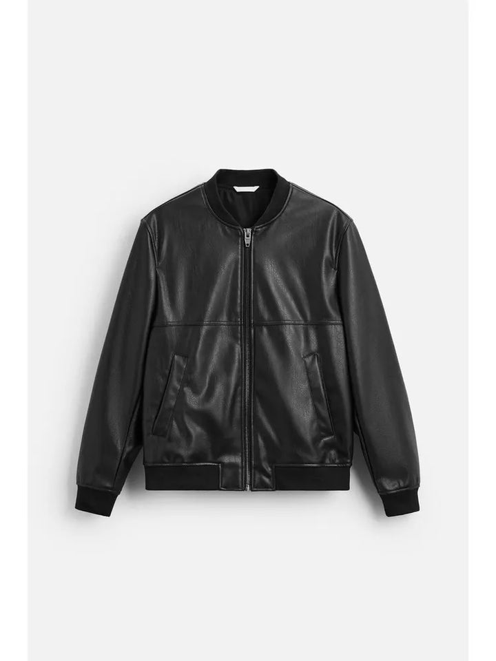 Zara Man L/S Leather Jacket 3918/459/800