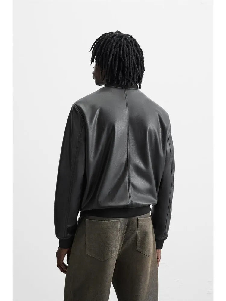 Zara Man L/S Leather Jacket 3918/459/800