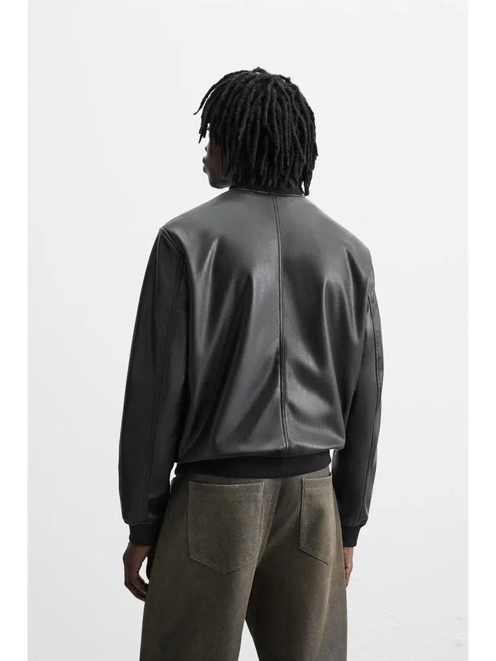 Zara Man L/S Leather Jacket 3918/459/800