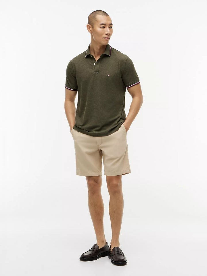 TH Men S/S (Striped Collar ) Polo MT-78J2653