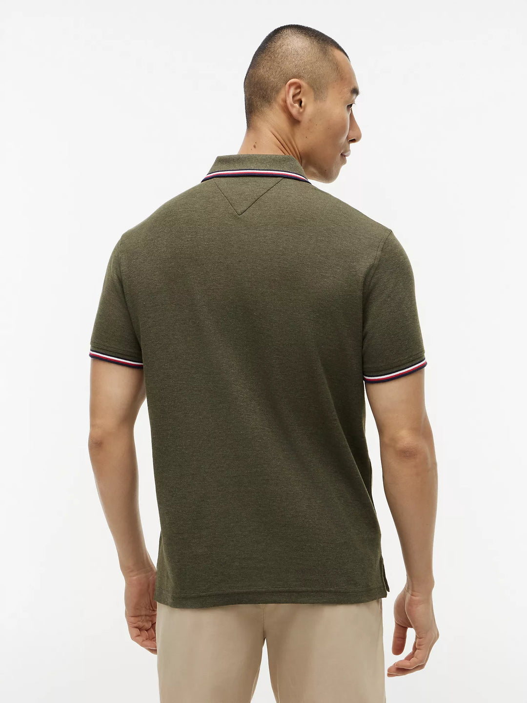 TH Men S/S (Striped Collar ) Polo MT-78J2653